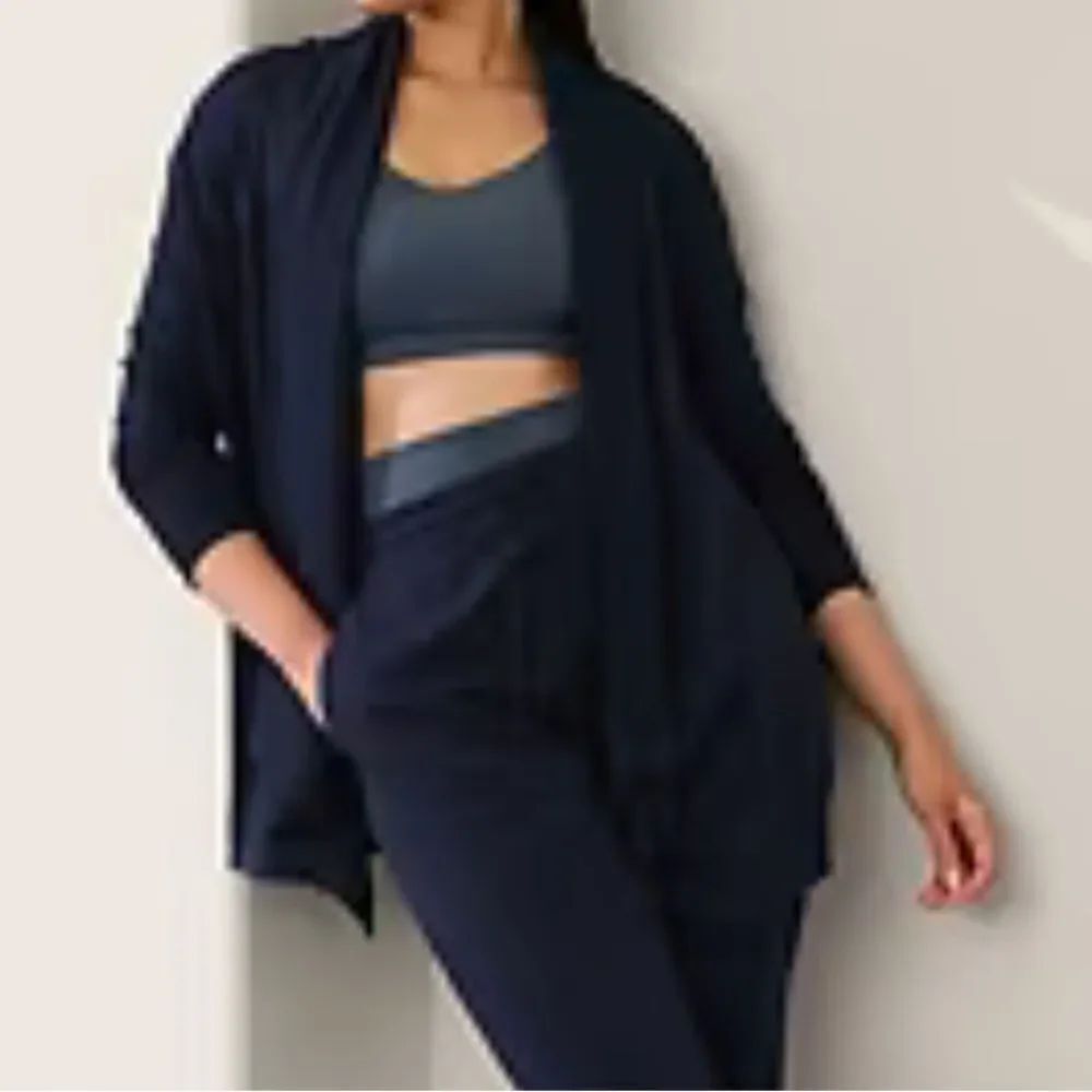 Athleta black cardigan size XS